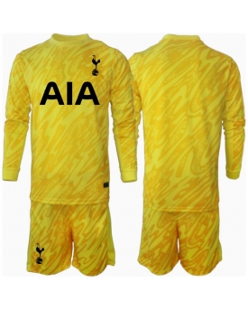 Billige Fotballdrakt Tottenham Hotspur Keeper Replika Hjemmedraktsett Barn 2024-25 Langermet (med bukser)